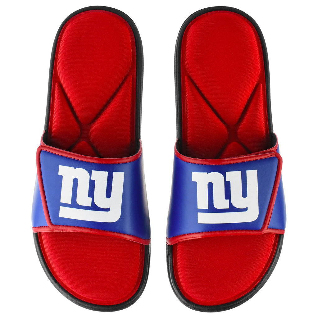 FOCO New York Giants NFL Mens Foam Sport Slide - L