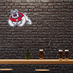Rico Industries Ncaa Fresno State Bulldogs Mascot Shape Cut Pennant - Home And Living Room D  Cor - Soft Felt Ez To Hang
