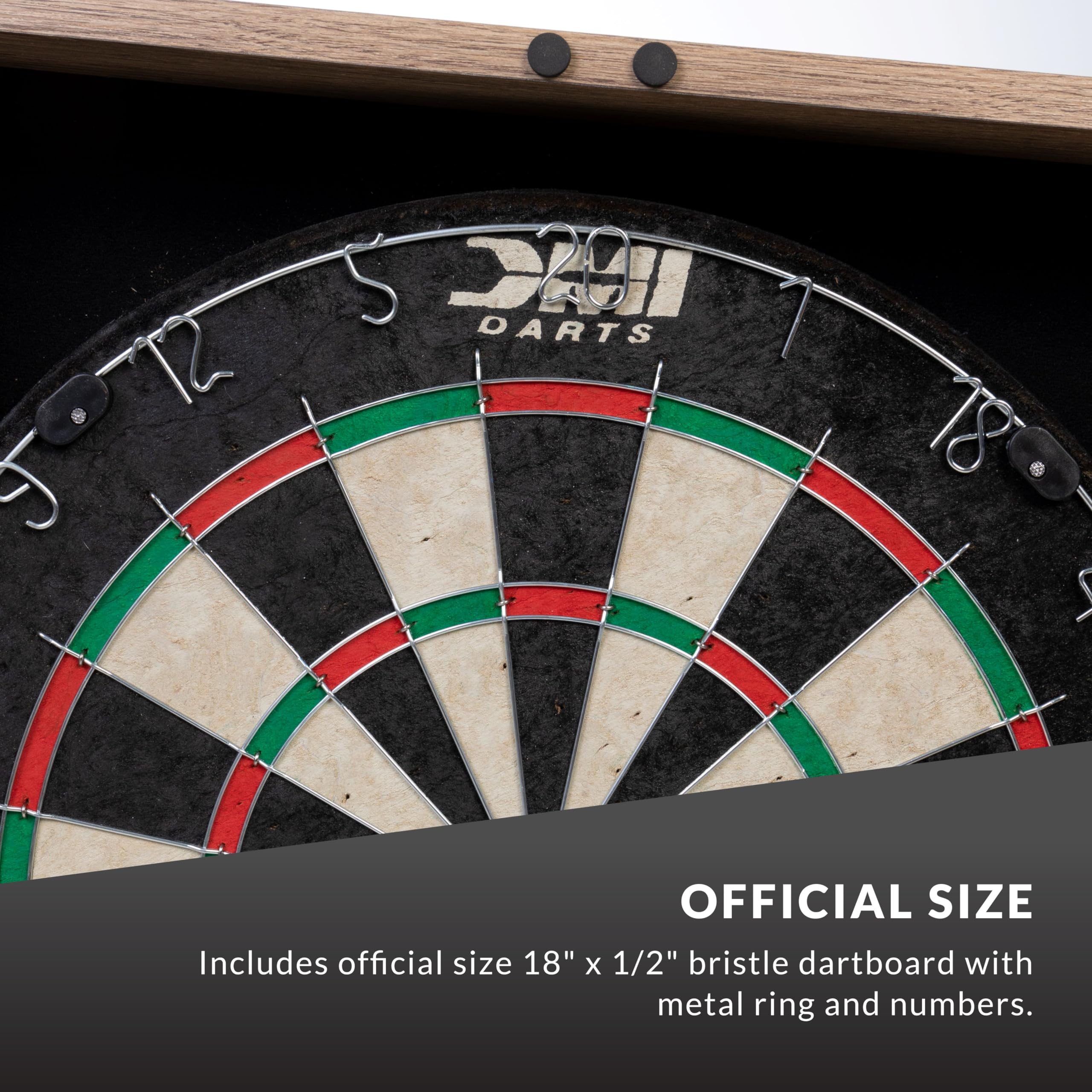 Dmi Sports Dublin Bristle Dartboard Cabinet Set - Bristle Dartboard Included