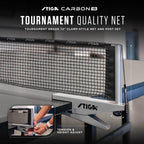 STIGA Carbon 15 - Carbon Series Indoor Ping Pong Table - 15mm Table Tennis Playfield, QuickPlay 10-Minute Assembly, Built-in Bal
