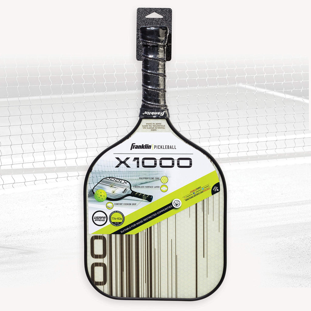 Franklin Sports Pickleball Paddle - X-1000 Polypropylene Core Pickleball Racket - Official Usa Pickleball (Usapa) Approved Pickl