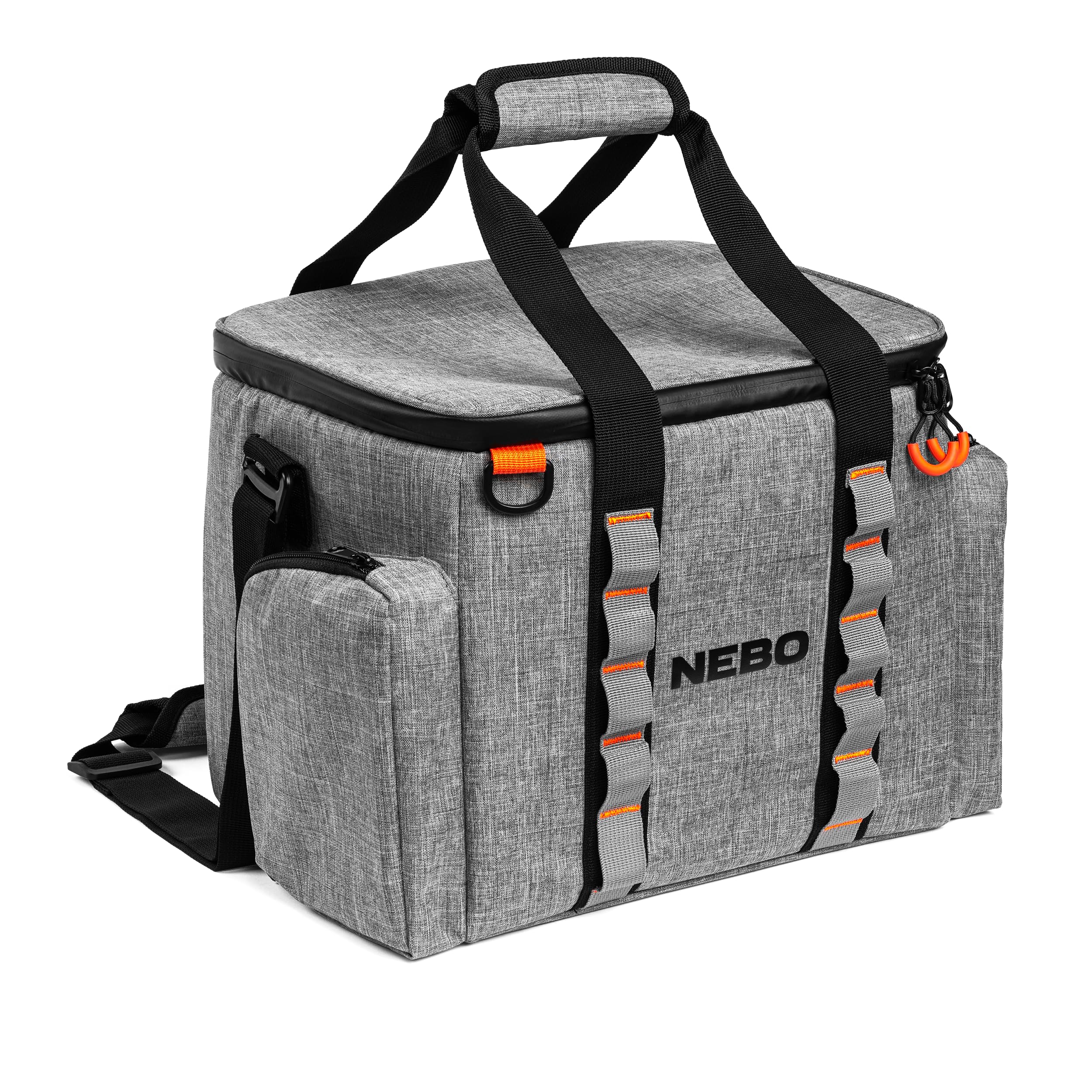 NEBO PolarPak Hybrid Cooler & Warmer Bag | 16 Quart (15L) Capacity, Portable Electric Cooler Backpack, Keeps Drinks Cold & Food 