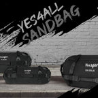 Yes4All Workout Sandbags, Heavy Duty Sandbags For Fitness, Conditioning, Mma & Combat Sports - Black - S