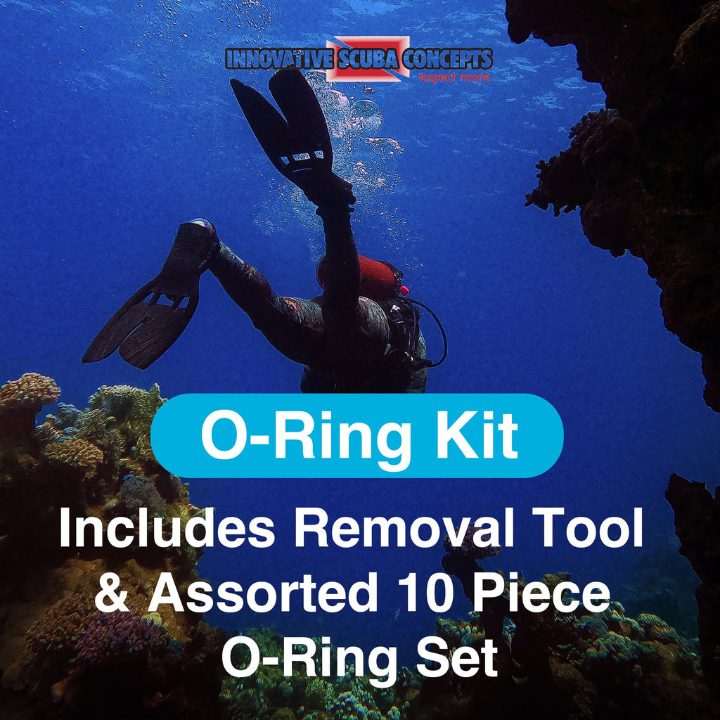 Innovative Scuba Concepts Deluxe Scuba Diving Tool Kit - Ultimate Multi Tool Repair Tool Set For Diving & Scuba Gear With Nylon