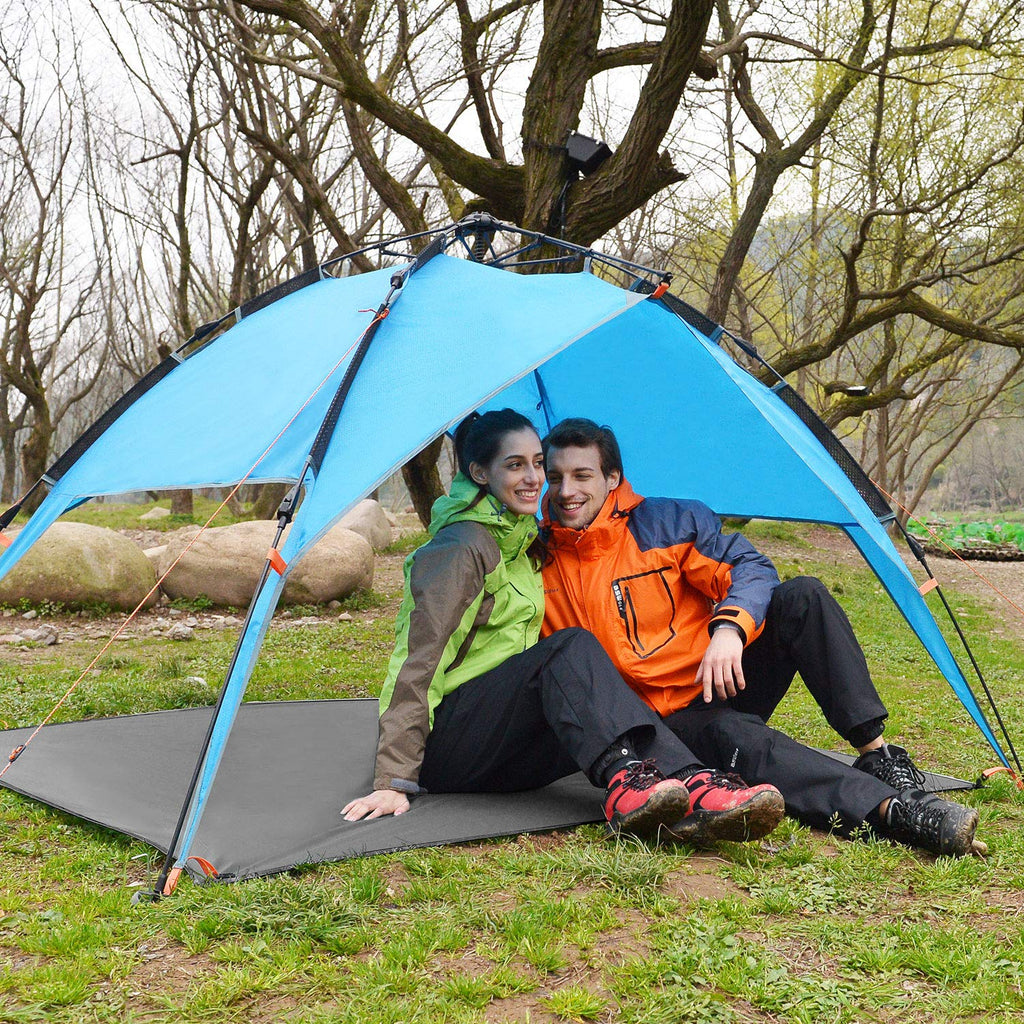 Bisinna Waterproof Camping Tarp Mutifunctional Tent Footprint For 1-2 Person Tent, Groundsheet Picnic And Beach Mat With Drawstr