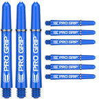 Target Darts 3 X Sets Of Blue Pro Grip Shaft Intermediate - 9 In Total