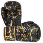 Boxing Training Sparring Kickboxing Punching Heavy Bag Muay Thai Mitts Mma Gloves For Youth, Men & Women (Black/Gold, 16 Oz)