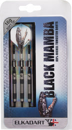 Elkadart Black Mamba 80% Tungsten Soft Tip Darts With Storage/Travel Case, 16 Grams