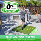 Gosports 5 Ft X 4 Ft Pro Golf Practice Hitting Mat, Includes 5 Interchangeable Inserts For The Ultimate At-Home Instruction