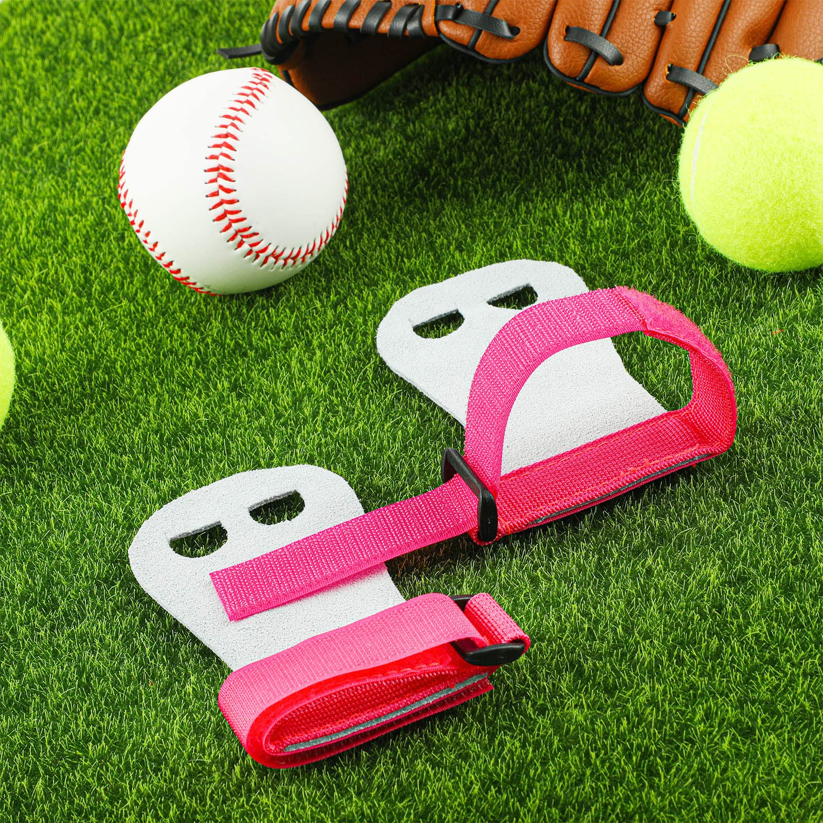 2 Gymnastics Grips Wristbands Sets For Kids Youth, Palm Protection And Wrist Support Sports Accessories For Workout Exercise (Pi