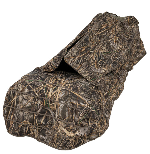ALPS OutdoorZ Legend Layout Blind - Hunting Blind with Realtree MAX-7 Pattern, Zero-Gravity Chair Design, Waterproof Floor, Mesh