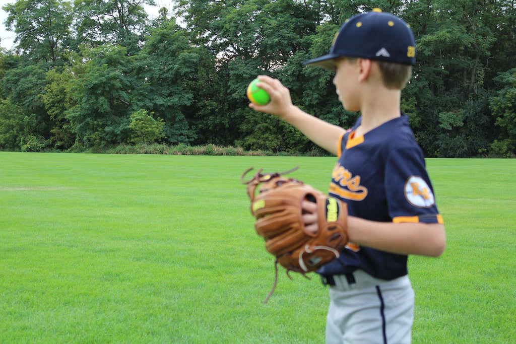 Swingrail (3-Pack) Stoplight Throwing Mechanics Training Baseballs For Teaching Proper Throwing Motion
