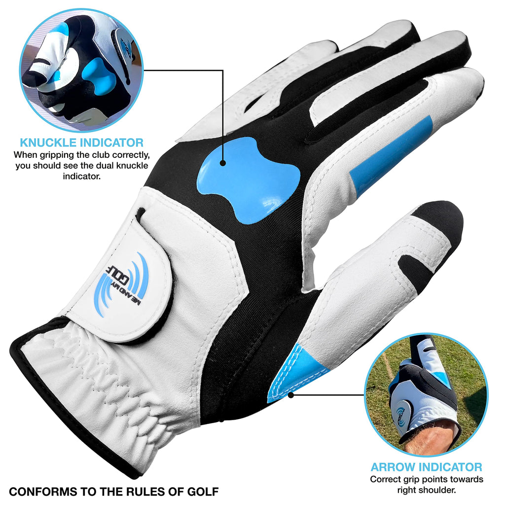 Me And My Golf True Grip Training Golf Glove - Perfect Grip Every Swing (Large-Extra Large, Left Hand (For Right-Handed Golfers)