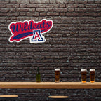 Rico Industries Ncaa Arizona Wildcats Distressed Shape Cut Pennant - Home And Living Room D  Cor - Soft Felt Ez To Hang 18X0.10X