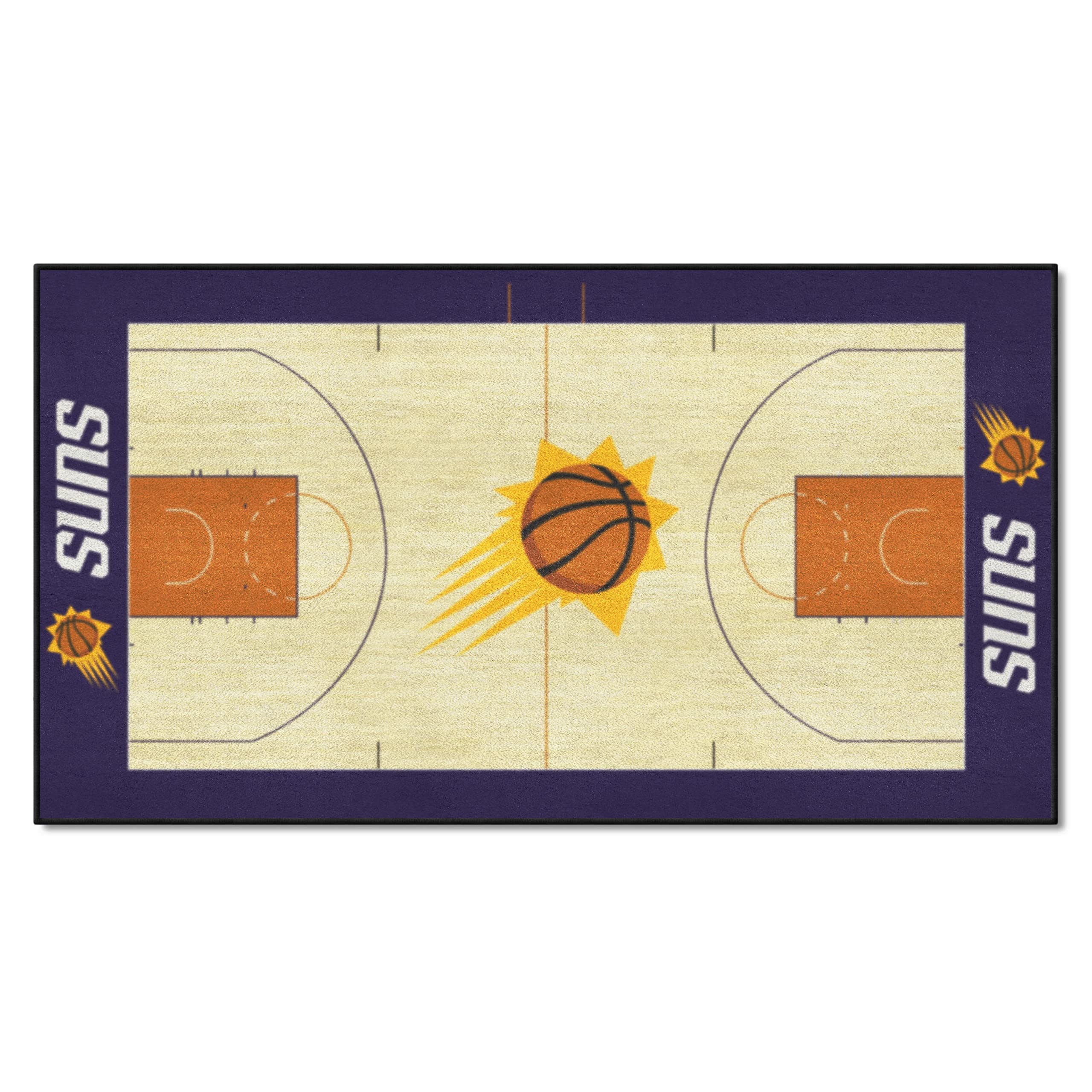 FANMATS 9378 Phoenix Suns Large Court Runner Rug - 30in. x 54in.