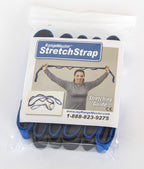 Rangemaster Stretch Strap, Multi-Loop Strap With Exercise Guide For Physical Therapy, Yoga, Flexibility (Blue)