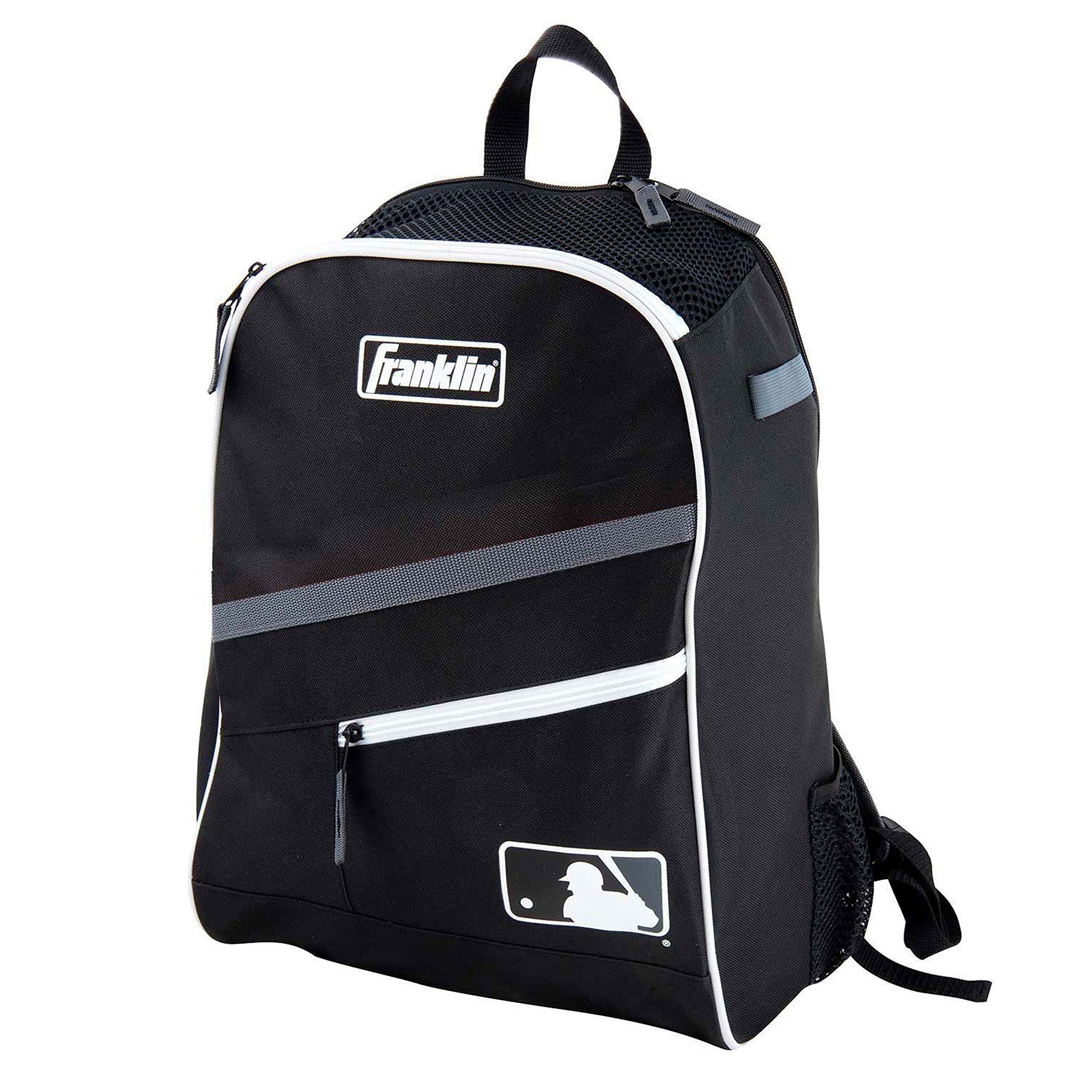 Franklin Sports MLB Youth Baseball Bag - Kids Baseball Backpack for Baseball, T Ball, Softball - Youth Baseball Bat Bag - Boys +