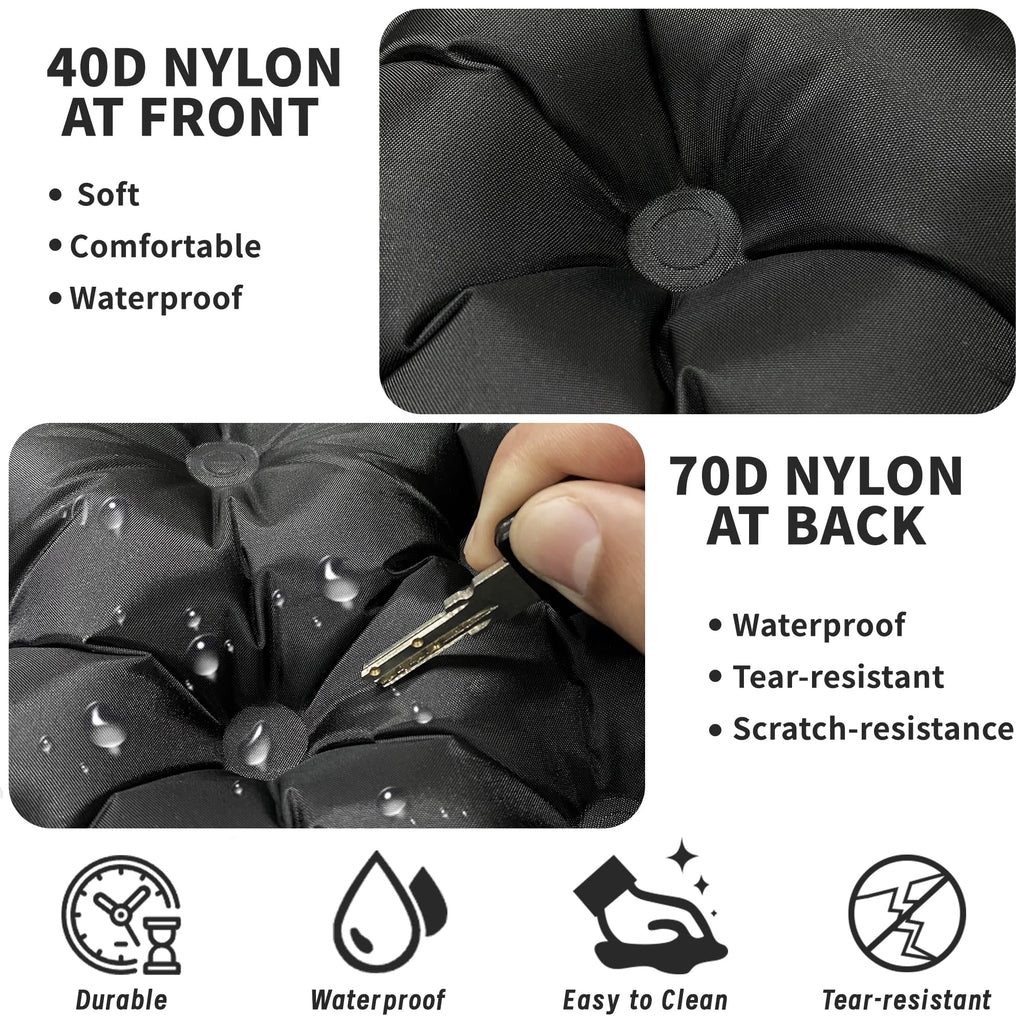 Eulant Lightweight Inflatable Seat Cushion Waterproof Air Cushions,Portable Travel Cushion Suitable For Camping Hiking Climbing