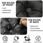 Eulant Lightweight Inflatable Seat Cushion Waterproof Air Cushions,Portable Travel Cushion Suitable For Camping Hiking Climbing
