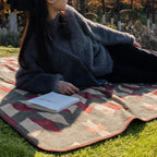 Putian Merino Wool Blanket - 87'' X 63'' Great For Bed, Couch, Camping, Outdoors, Travel & Emergency -Large Warm Soft Washable W