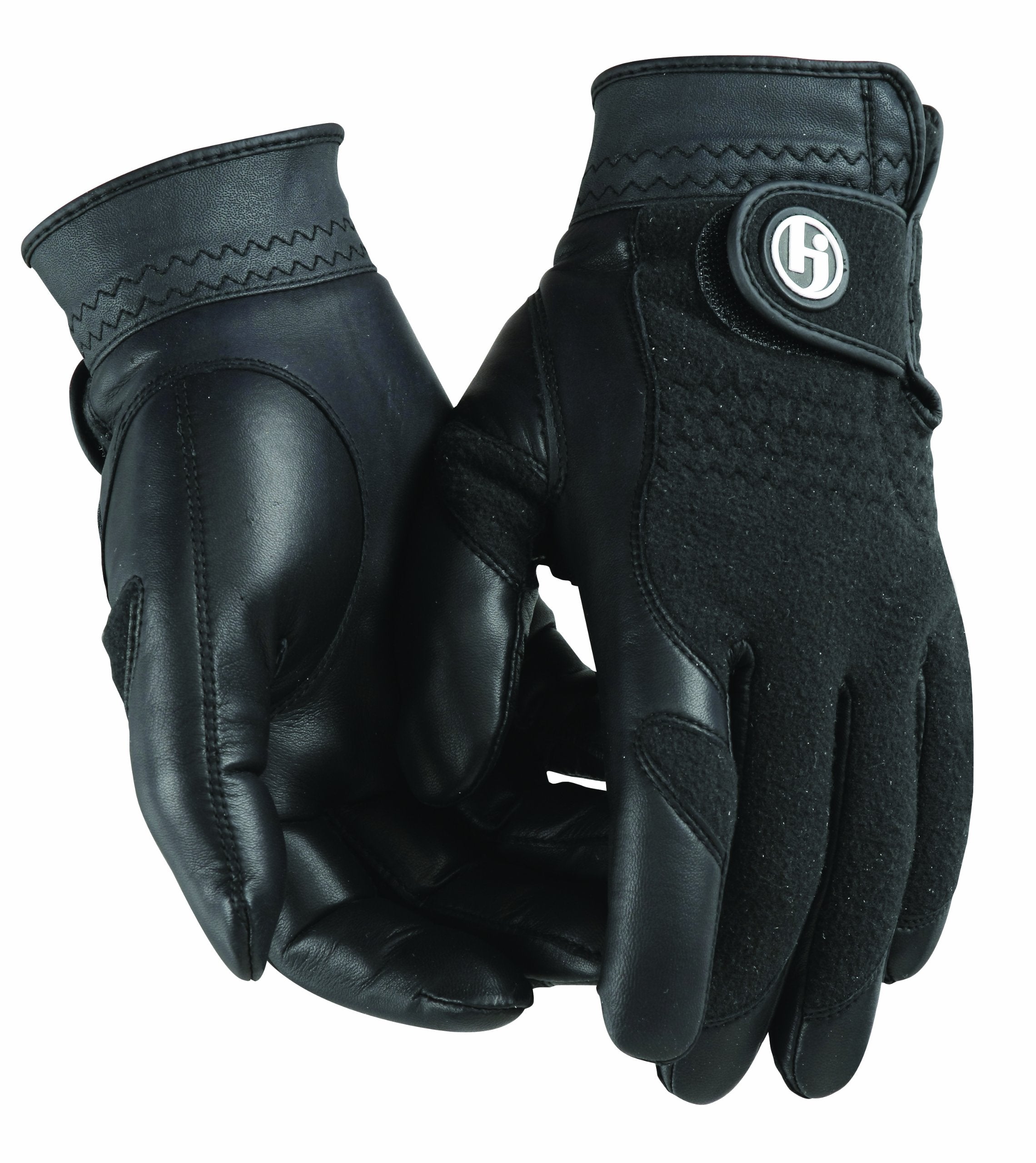 Hj Glove Women'S Black Winter Performance Golf Glove, Large, Pair