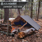 Aquaquest Defender Tarp - Heavy-Duty Waterproof (20,000 Mm) Seam-Taped Rain Fly For Camping, Bushcraft & Survival - 20  13 Olive