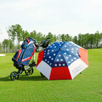 Bag Boy Usa Wind Vent Umbrella, Red/White/Blue, 62''