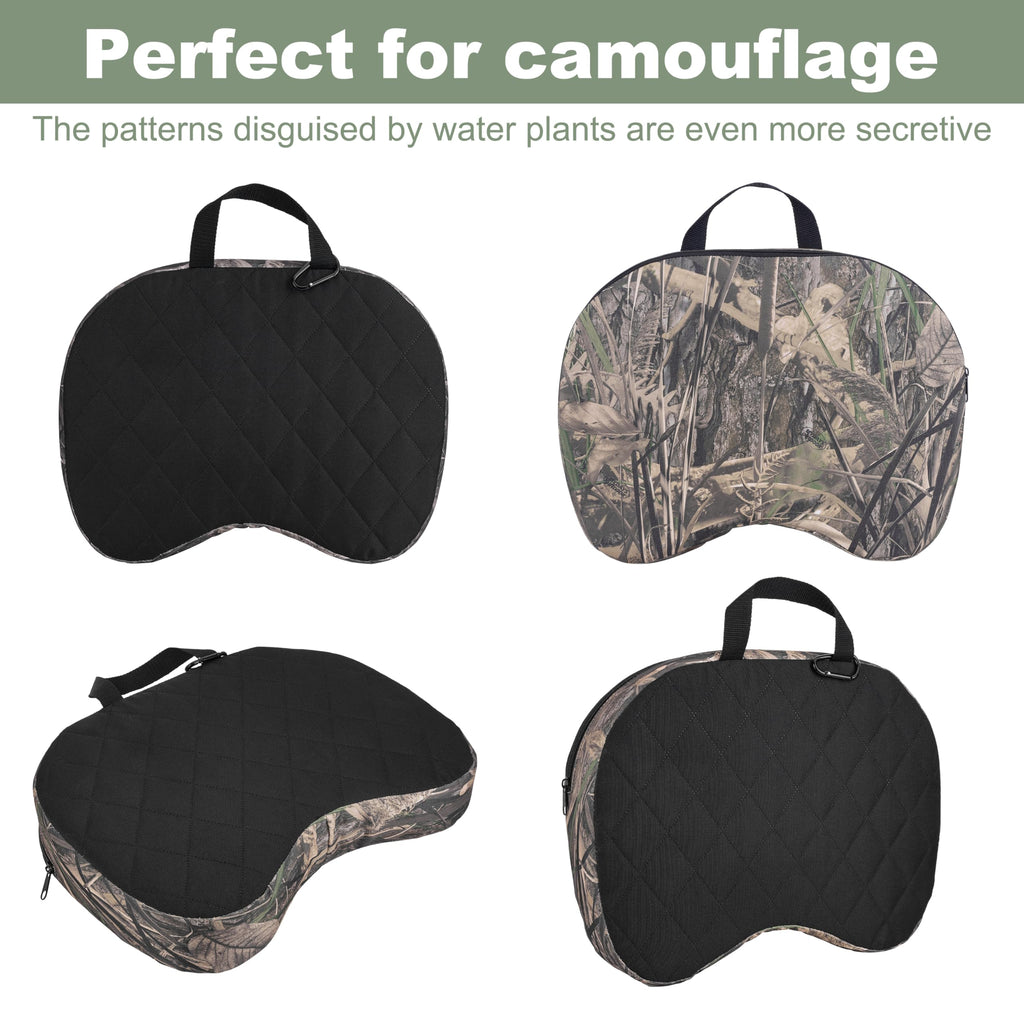 Urmona Portable Hunting Seat Cushion, 11.4 X 15.7 X 2.8In Thickening Lightweight Outdoor Cushion, Waterproof Sponge Dirty Proof