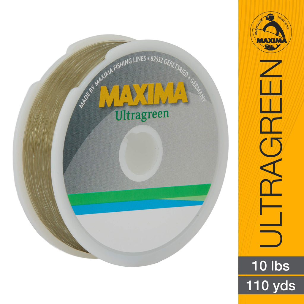 Maxima Fishing Line Mini Pack, Ultragreen, 10-Pound/110-Yard
