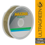 Maxima Fishing Line Mini Pack, Ultragreen, 10-Pound/110-Yard