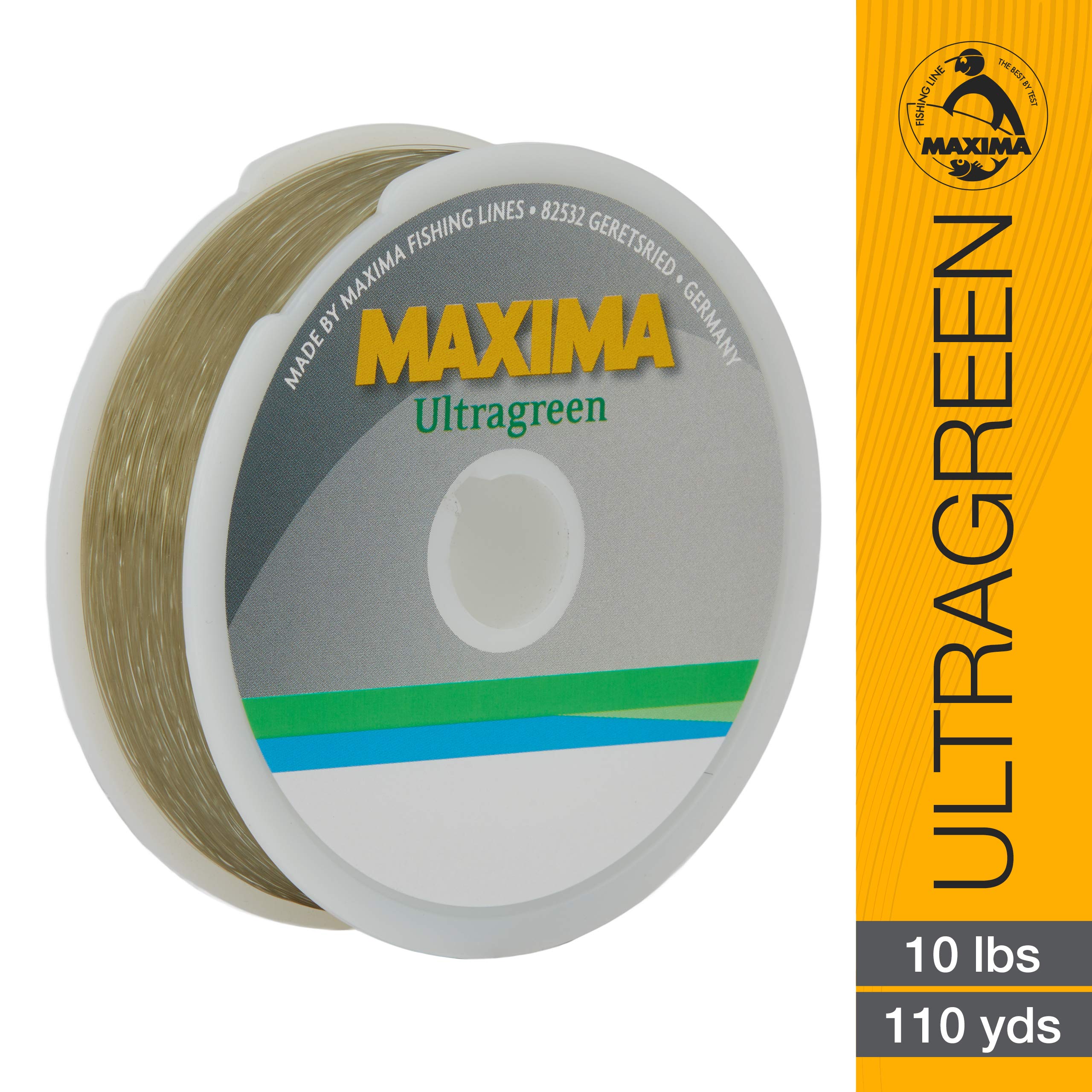 Maxima Fishing Line Mini Pack, Ultragreen, 10-Pound/110-Yard
