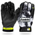 Franklin Sports Grow To Pro Youth Batting Gloves - Black/White - Xx-Small