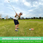 Gosports Golf Alignment Training Sticks 3 Pack - 48 Inch Golf Alignment Aid Practice Rods