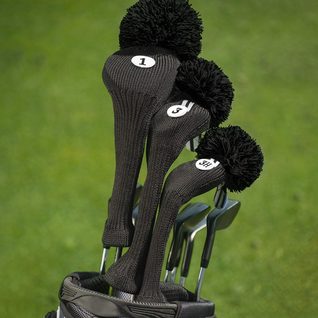 Izzo Vintage Driver Headcover, Black