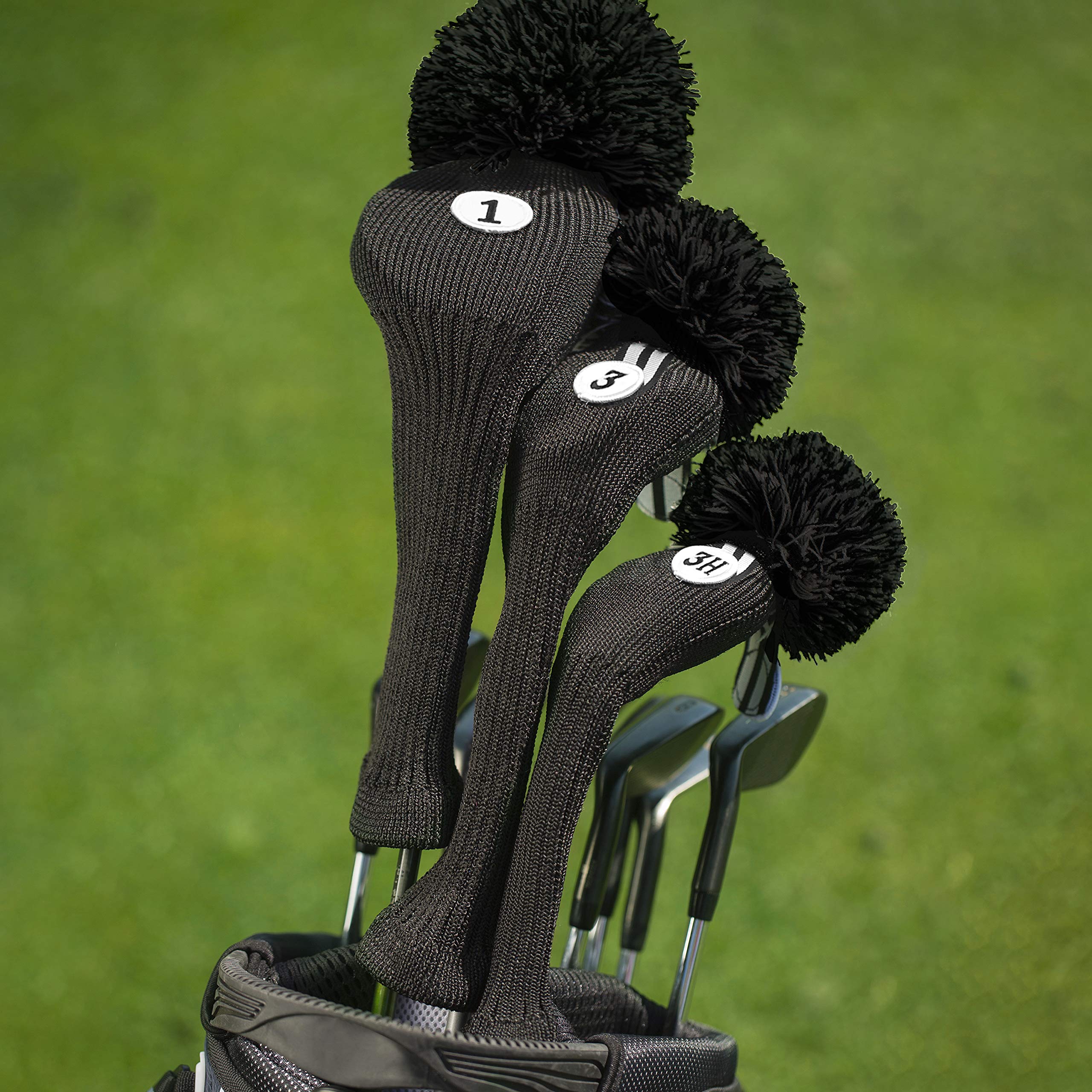 Izzo Vintage Driver Headcover, Black
