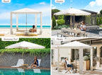 Vibemo Beach Cabana, 6.2 x 6 Portable Canopy with Side Wall, 4 Adjustable Height, UPF 50+ UV Protection, Easy to Set Up Tent,