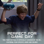 Franklin Sports Nfl Dallas Cowboys Football - Kids Foam Football - Soft Football - Mini Size - Perfect For Gameday - 8.5'' 3D Lo