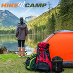 Serenelife Backpacking Sleeping Bag Camping Gear-Double Sleeping Bag For Adults/Teens W/2 Pillows,Bag-Outdoor Lightweight Weathe