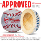 Franklin Sports Mlb Soft Strike Metallic Tee Ball, Colors Vary (12 Pack)