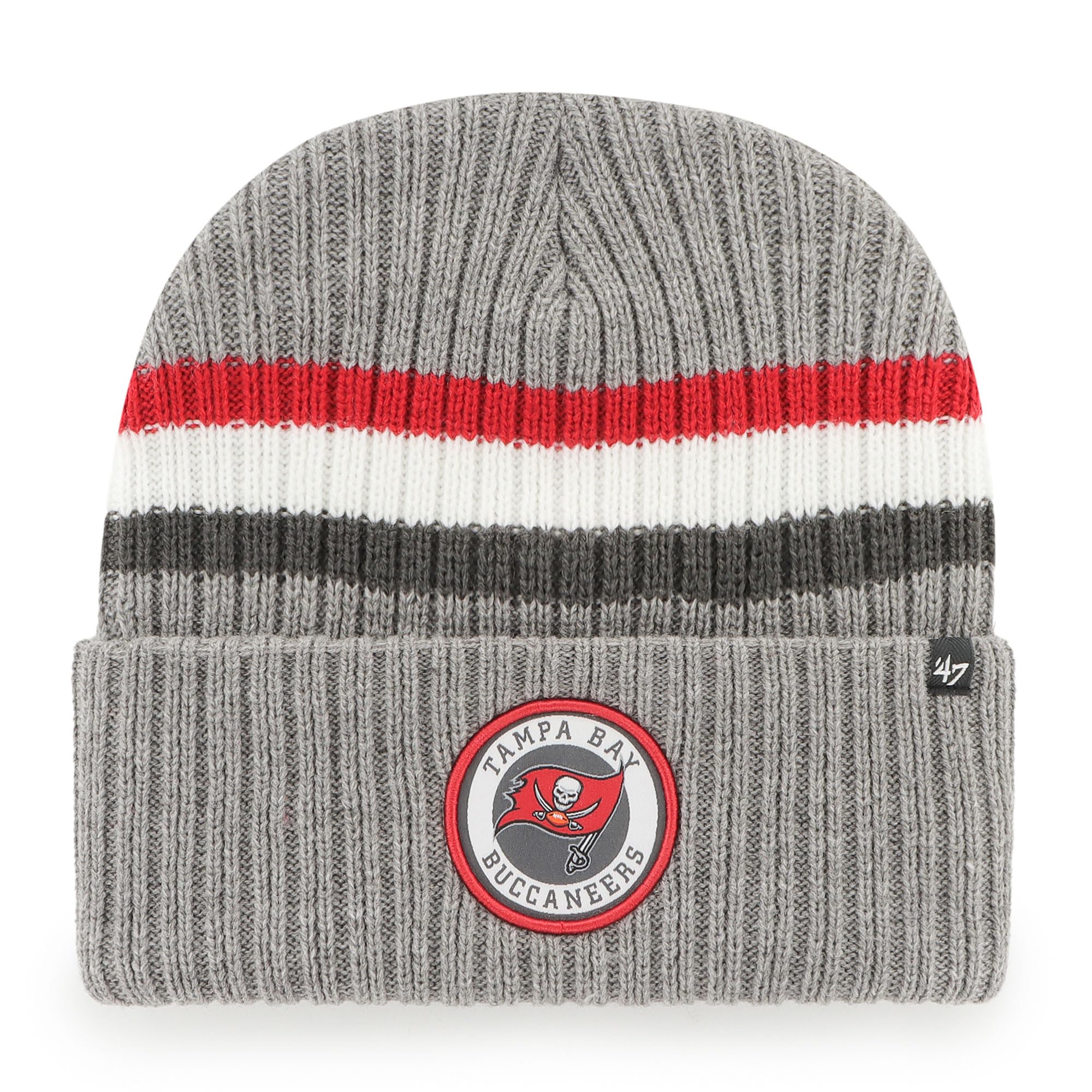 '47 Men'S Gray Tampa Bay Buccaneers Highline Cuffed Knit Hat