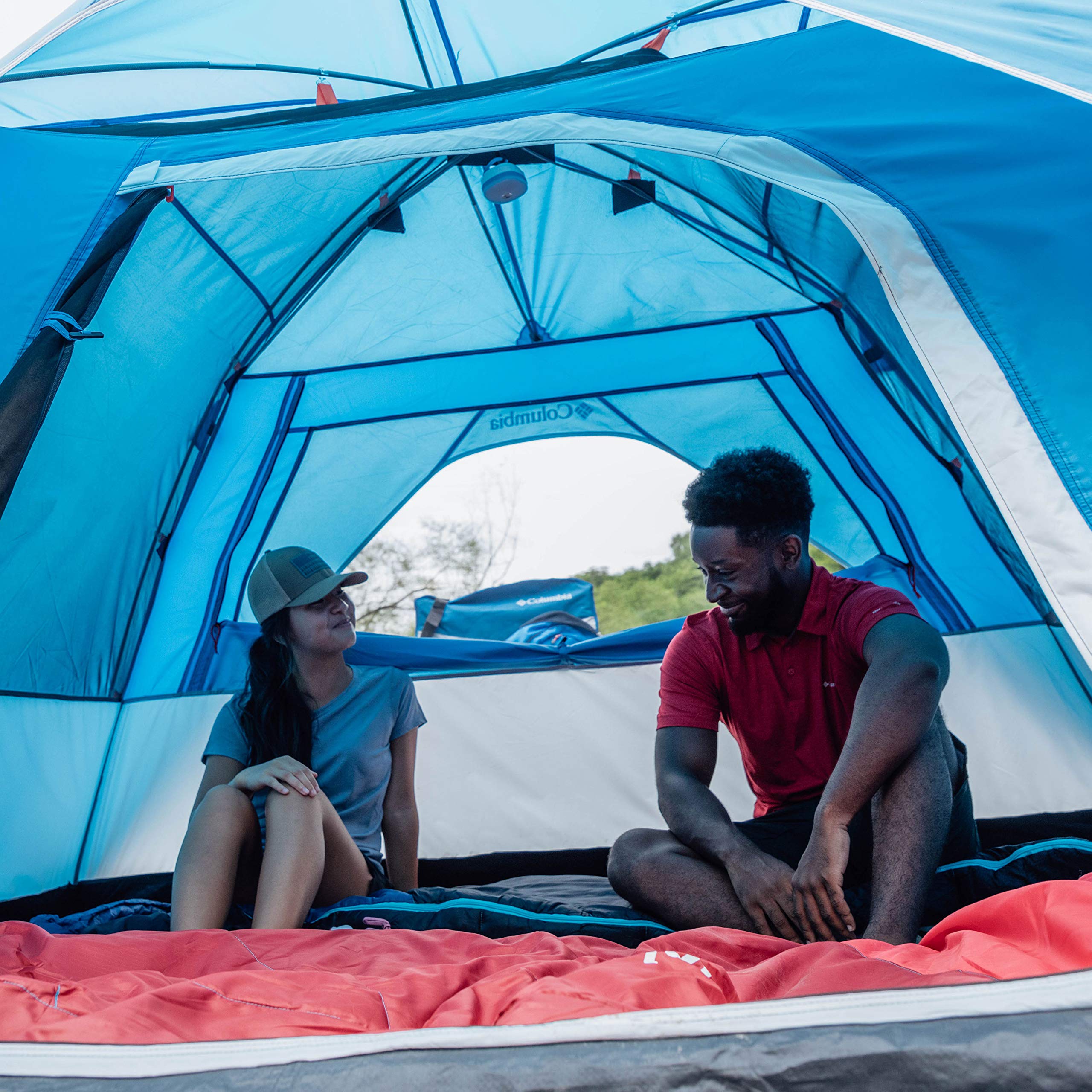 Columbia Tent - Dome Tent | Easy Setup 4 Person Camping Tent With Rainfly For Outdoors | Best Camp Tent For Hiking, Backpacking,