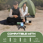 Roamix 17,700 Btu Foldable Butane Camping Stove - 5,200W Portable Gas Burner With Carrying Bag For Outdoor Cooking, Backpacking