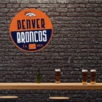 Rico Industries Nfl Football Denver Broncos Classic Shape Cut Pennant - Home And Living Room D  Cor - Soft Felt Ez To Hang