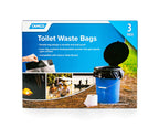 Camco Toilet Waste Bags -Durable Double Bag Design Is Leak-Proof, Inner Bag Gels Any Liquid, Great For Camping, Hiking And Hunti