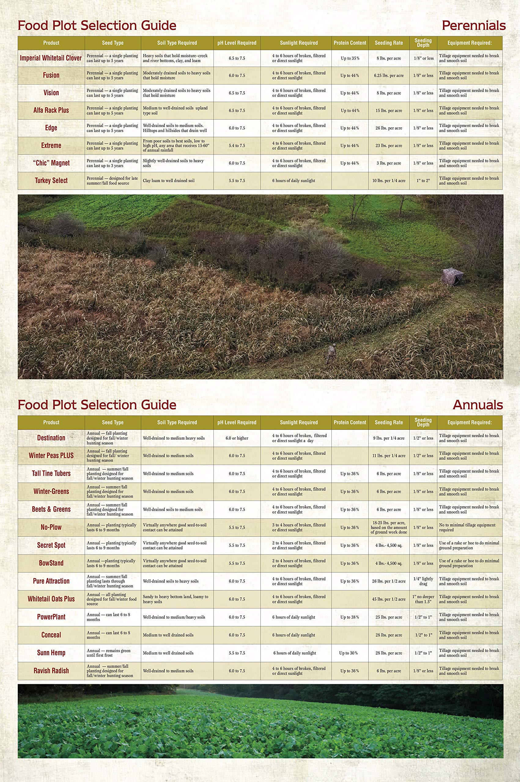 Whitetail Institute Extreme Deer Food Plot Seed, Perennial Seed Blend Designed for Poor Soil or Low Water Conditions, Highly Nut