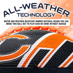 Franklin Sports NFL Chicago Bears Football - Youth Football - Mini 8.5 Rubber Ball - Perfect for Kids - Team Logos and Colors