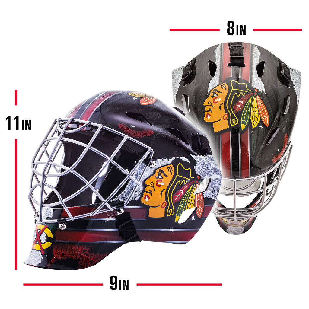 Franklin Sports Chicago Blackhawks Nhl Hockey Goalie Face Mask - Goalie Mask For Kids Street Hockey - Youth Nhl Team Masks For K