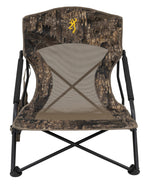 Browning Strutter Camo Turkey Hunting Chair With Foldable Low Profile Compact Design, Durable Steel Frame, And Padded Shoulder C