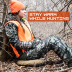 Northeast Products Heat-A-Seat By Thermaseat- Insulated Hunting Seat Cushion, Blaze/Black 17-Inch, Coyote 600 Denier/Mossy Oak C