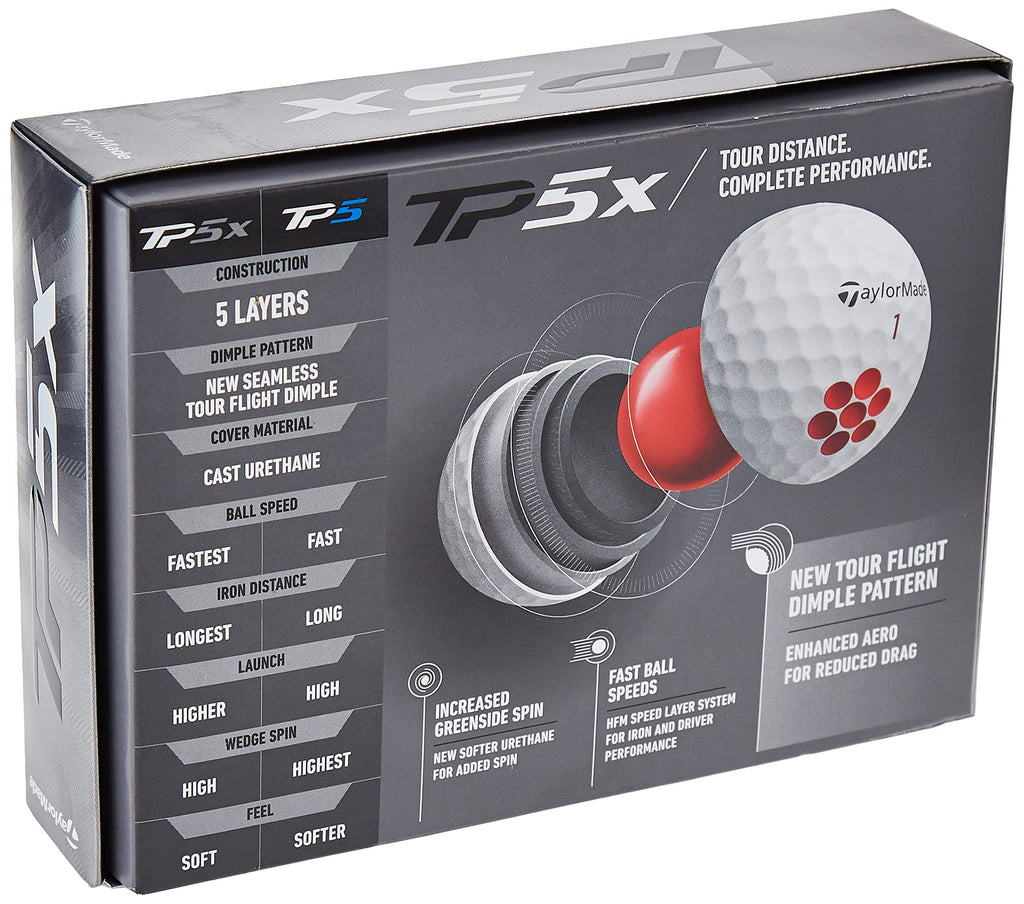 Taylormade 2021 Tp5X 2.0 Golf Balls White